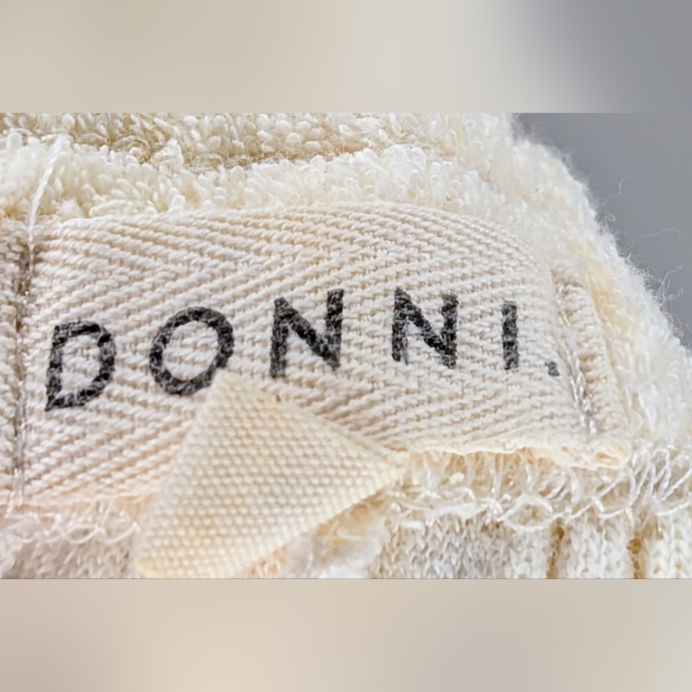 DONNI. The Terry Henley Shorts in Cream - Picture 5 of 7